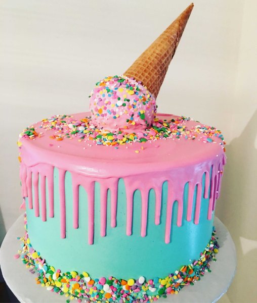 Торт на день рождения девочке восемь лет