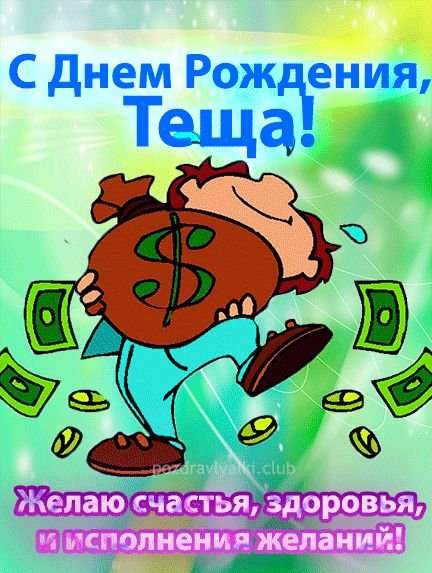 С днем рождения теща