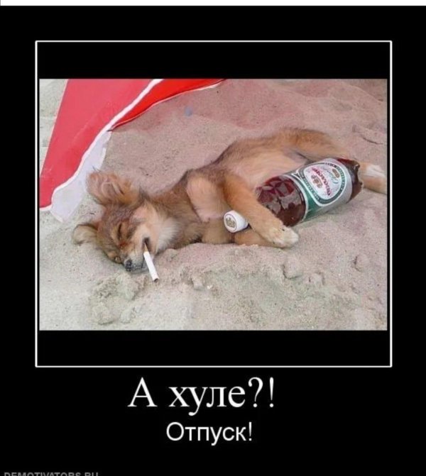 отпуск прикольные