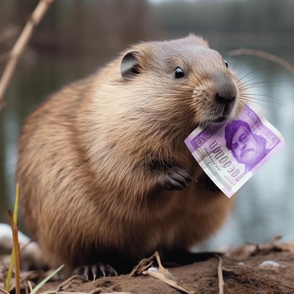 бобр бобриха и бобрята