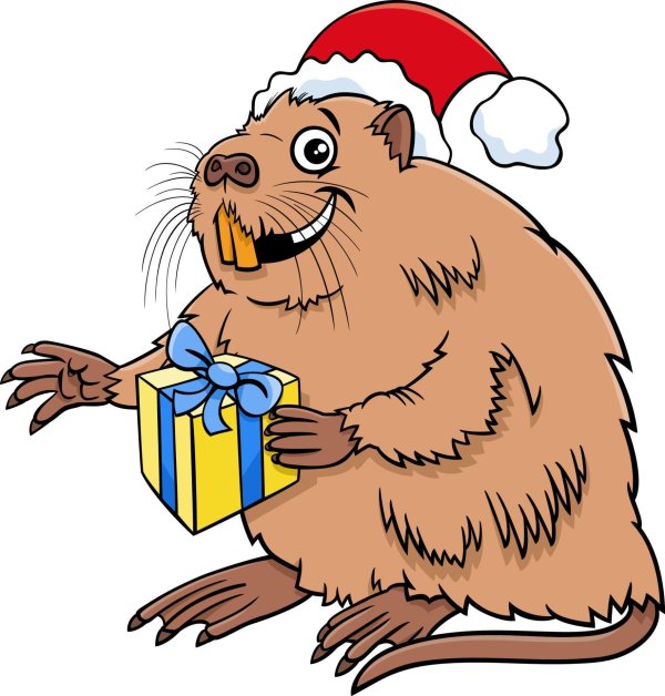 бобр мультяшный