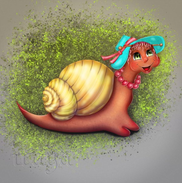 рисунки улитки