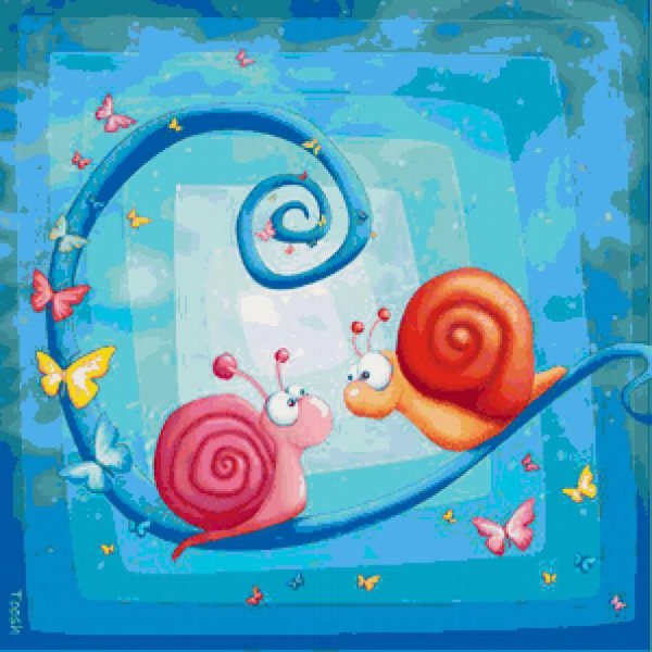 мультяшные улитки