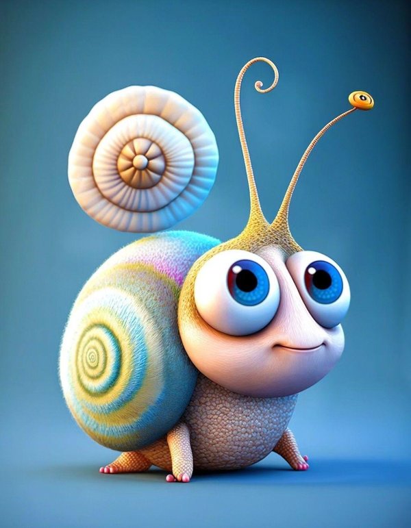 рисунки улитки