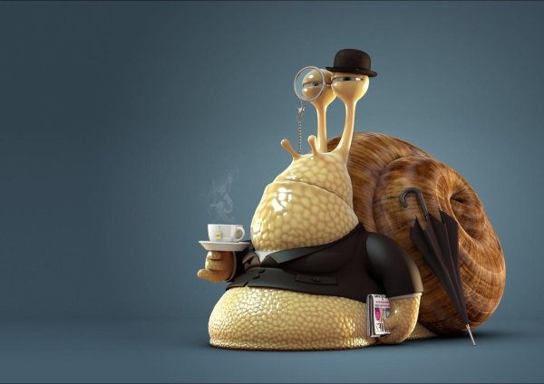 улитка мультяшный