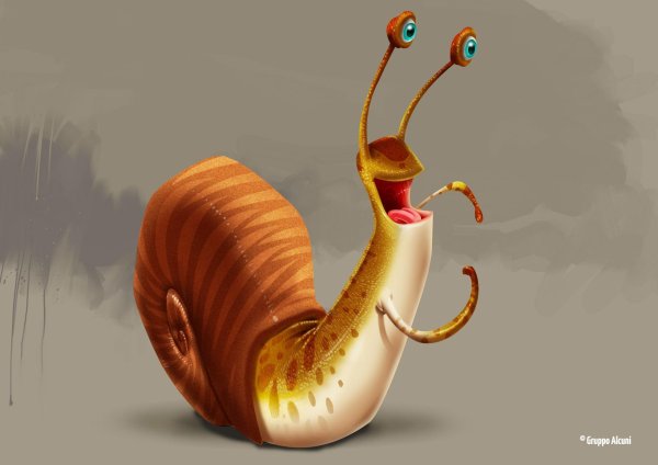 прикольная улитка