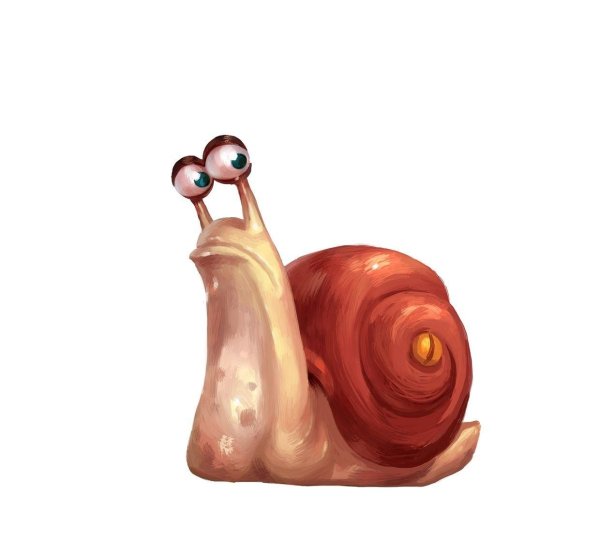улитка мультяшный
