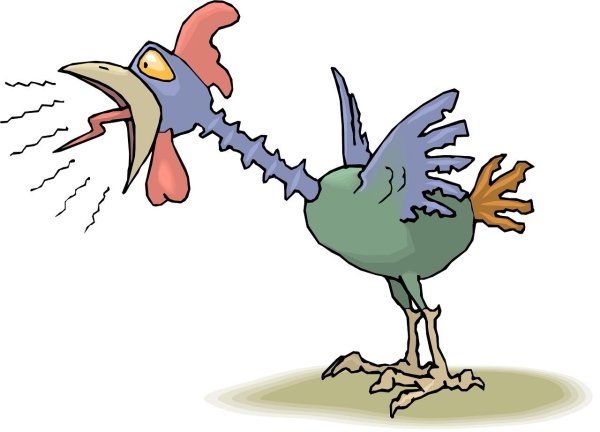 мультяшная птица