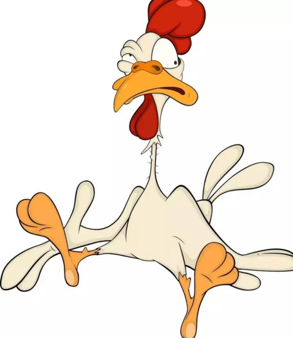 мультяшная курочка