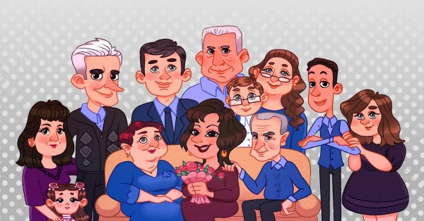 мультяшные семейки