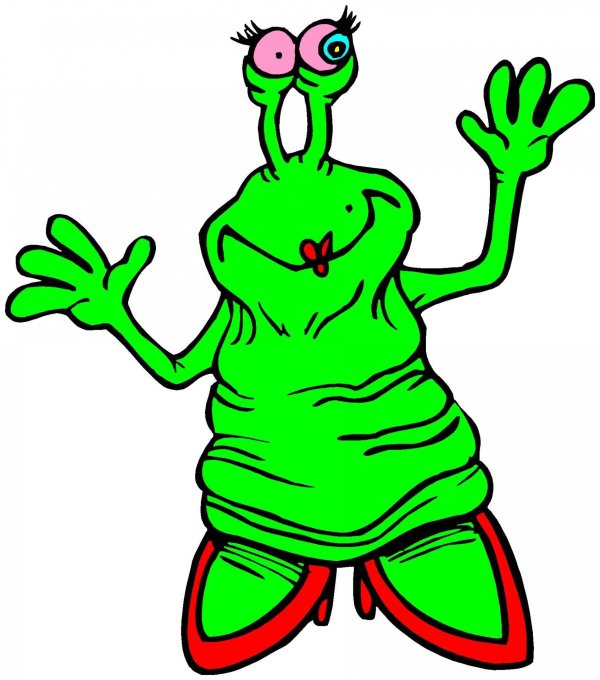 рисунок инопланетянина для детей