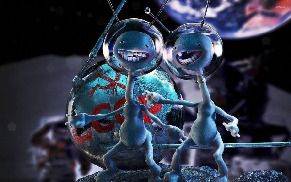 смешной инопланетянин