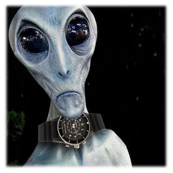 инопланетянин с большими глазами