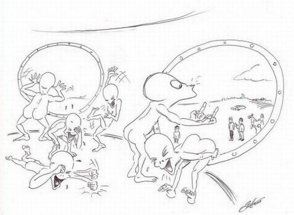 раскраска пришельцы