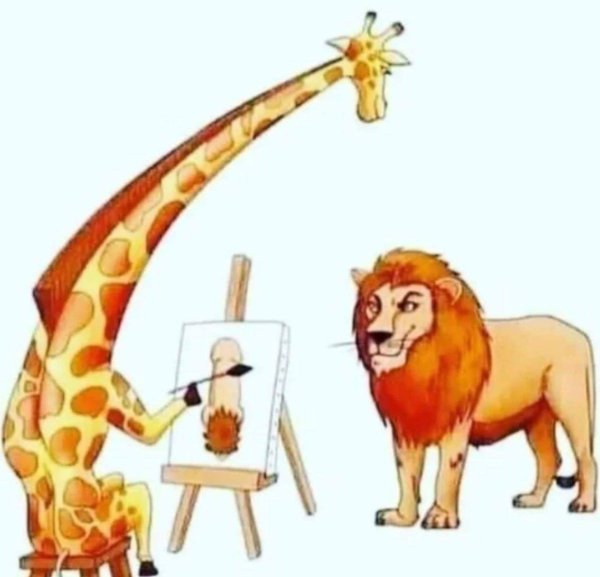 жирафа рисунок