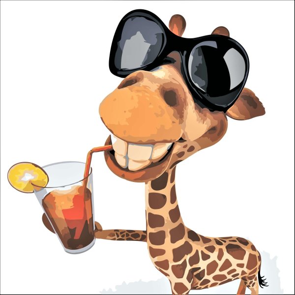 жираф в очках
