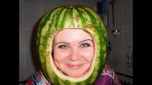 арбуз смешной