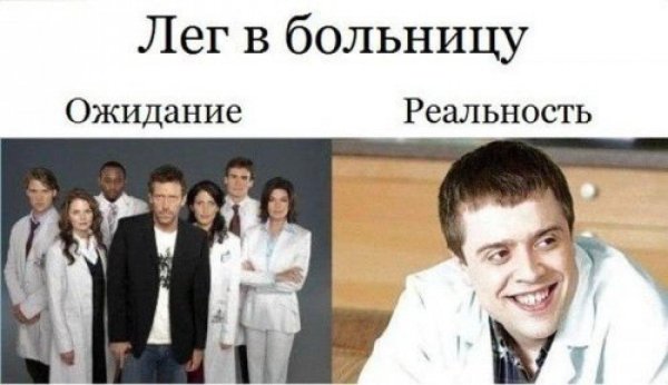 ожидание реальности