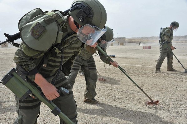 разминирование местности