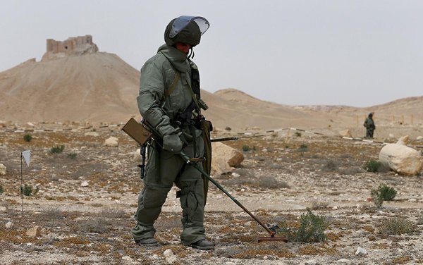 саперы в пальмире