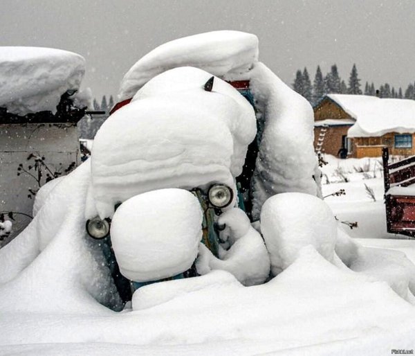 немного снега