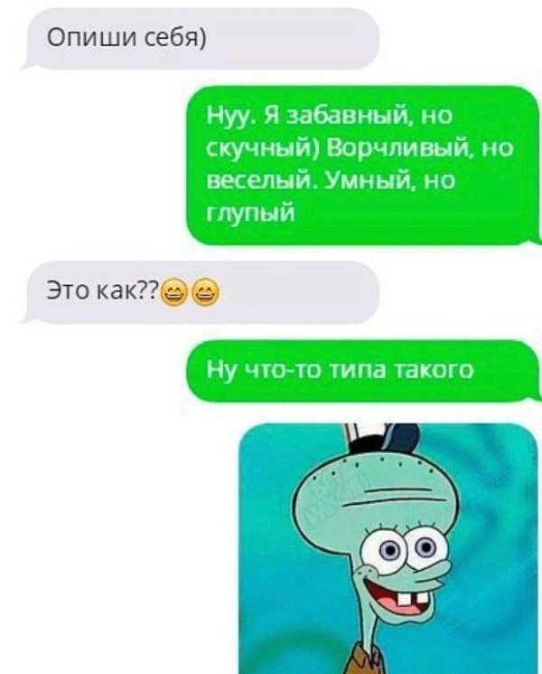 опиши себя прикол