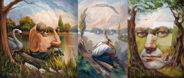 картины олега шупляка