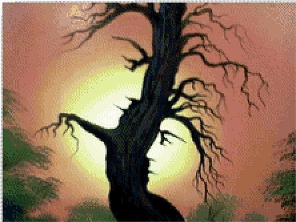 дерево эскиз