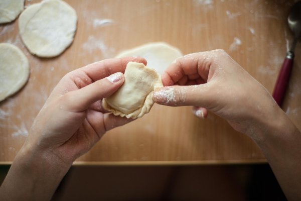 способы лепки пельменей