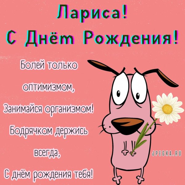 поздравление с днём рождения лариса прикольные