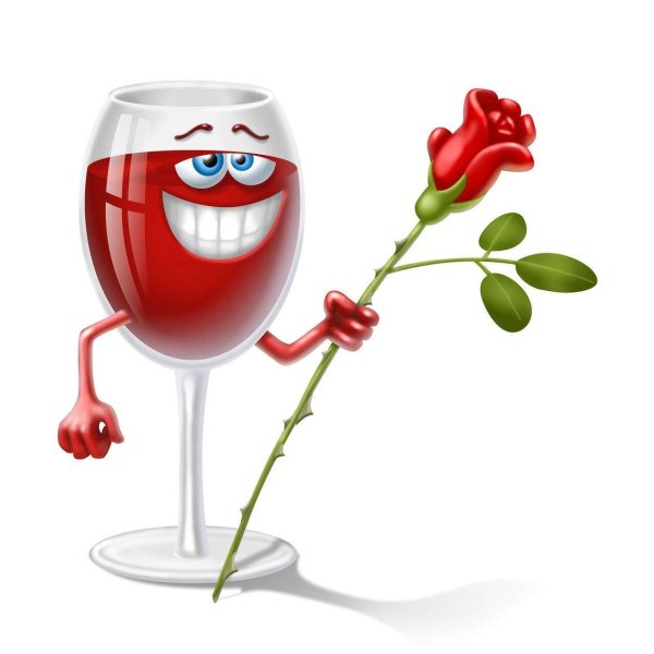 смайлик вино