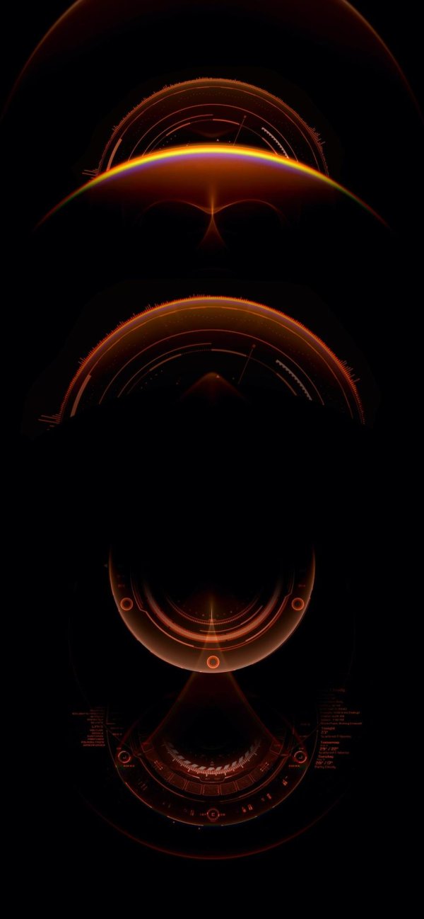 неоновые круги