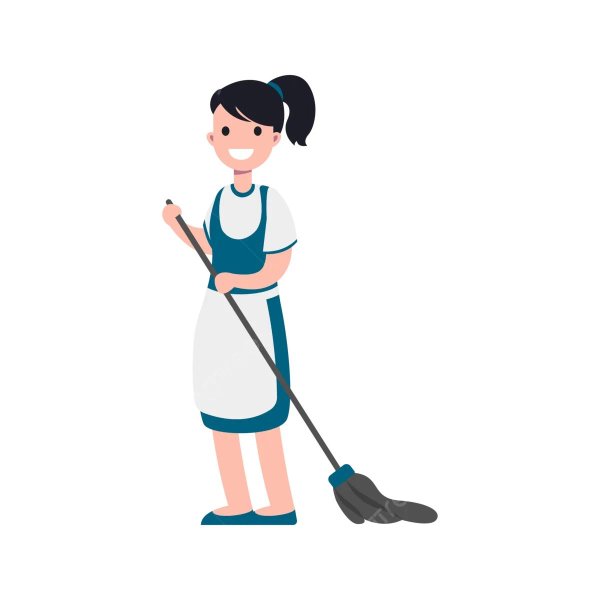 уборщица вектор