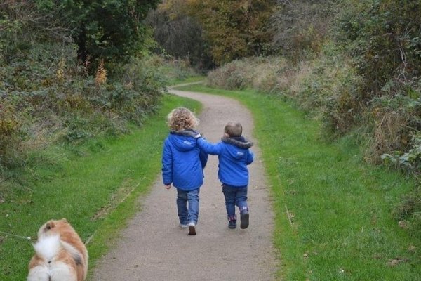 дети гуляют