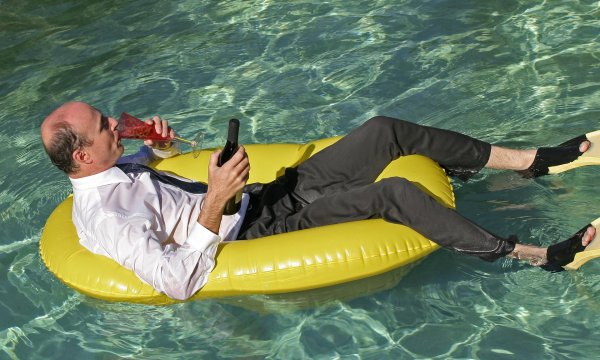 отдыхающий человек