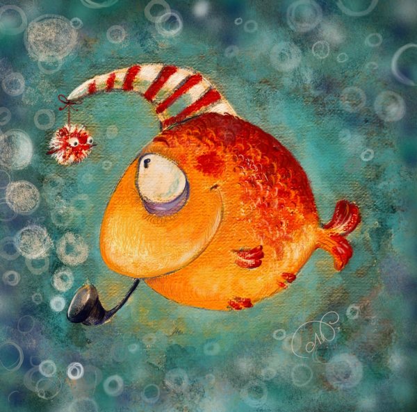 картины с рыбками