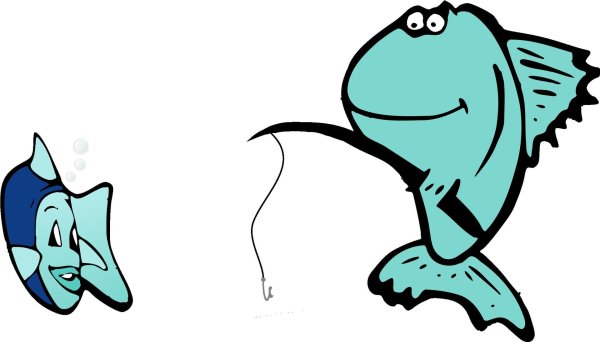 мультяшные рыбки