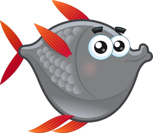 мультяшные рыбки