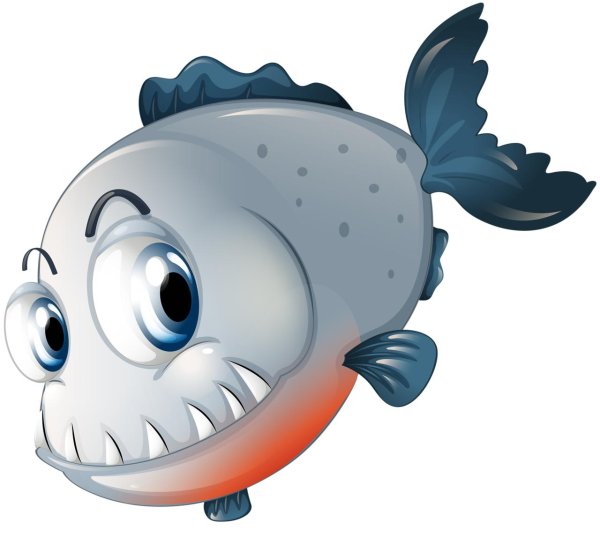 смешные рыбки мультяшные