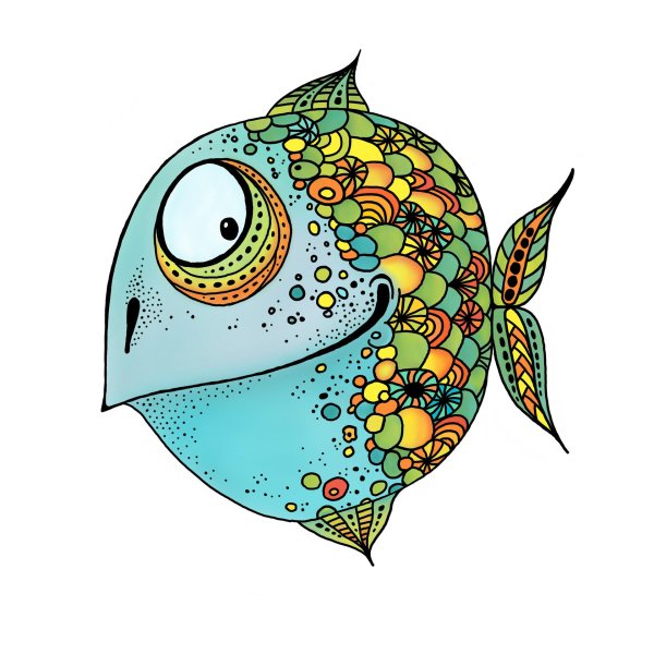 стилизация рыб