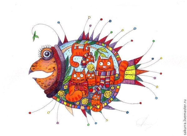 стилизованные рыбки
