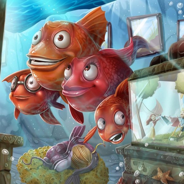 рыбка мультик