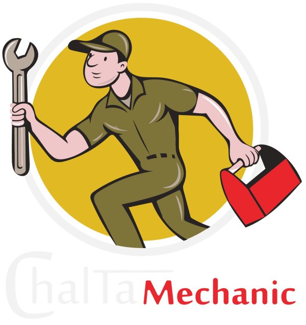 рисунок автомеханика