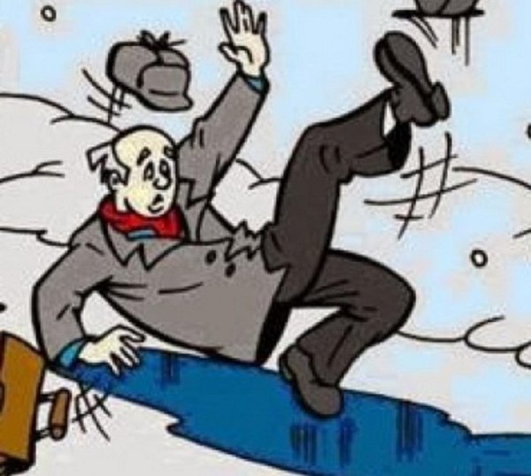 гололед рисунок