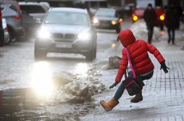 гололедица на дорогах