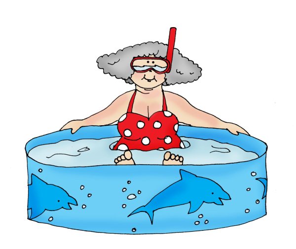 старушка иллюстрация