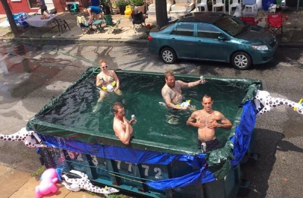 самодельные бассейны