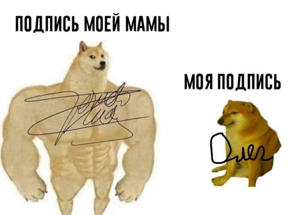 моя подпись