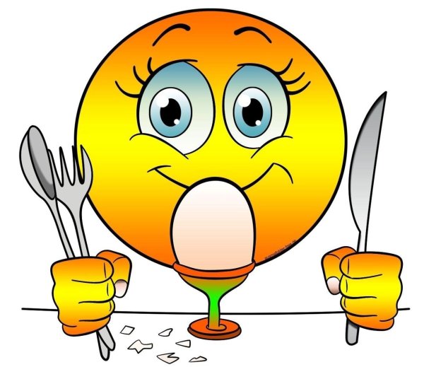 смайлики приятного аппетита