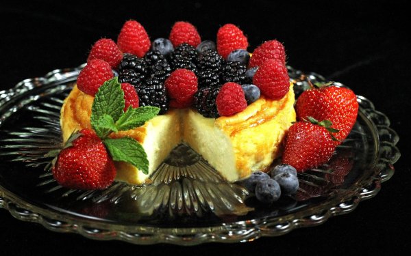 ягодный чизкейк